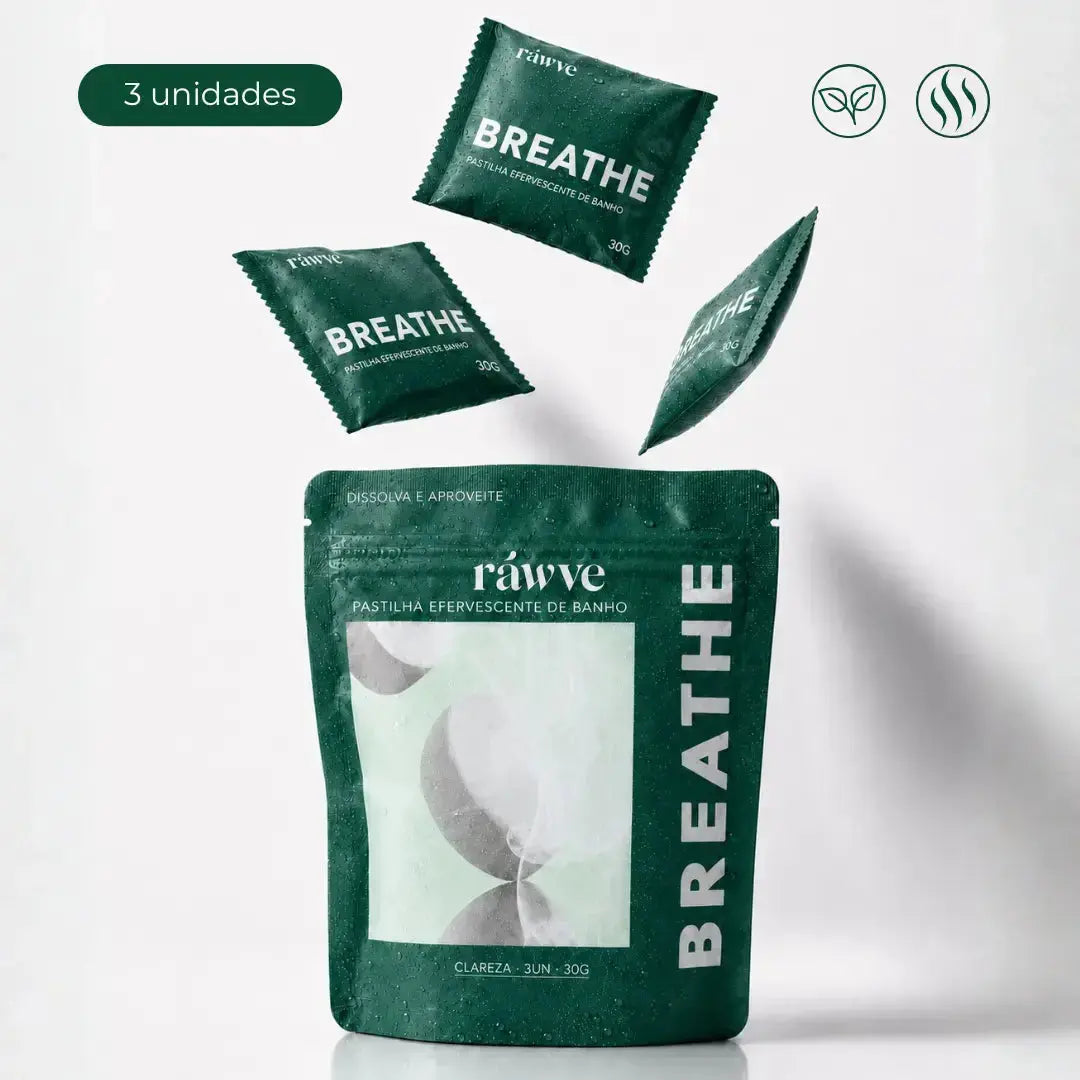 Pastilhas Efervescentes de Banho Ráwve