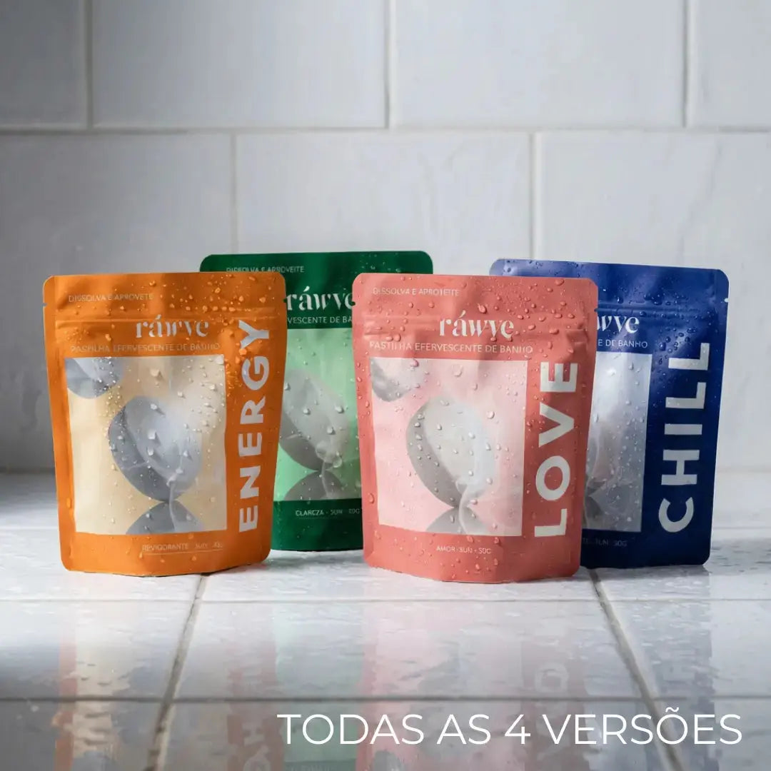 Pastilhas Efervescentes de Banho Ráwve