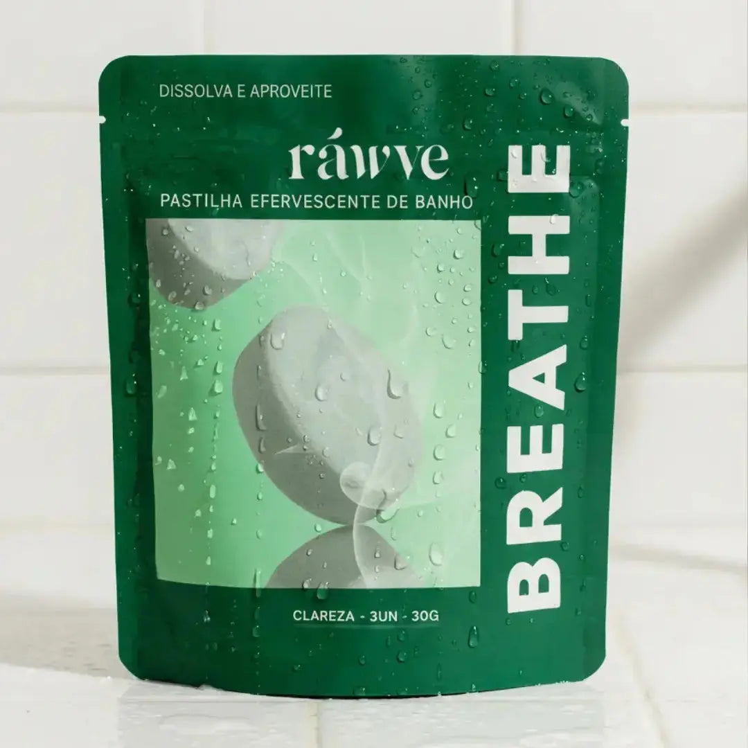 Pastilhas Efervescentes de Banho - Ráwve