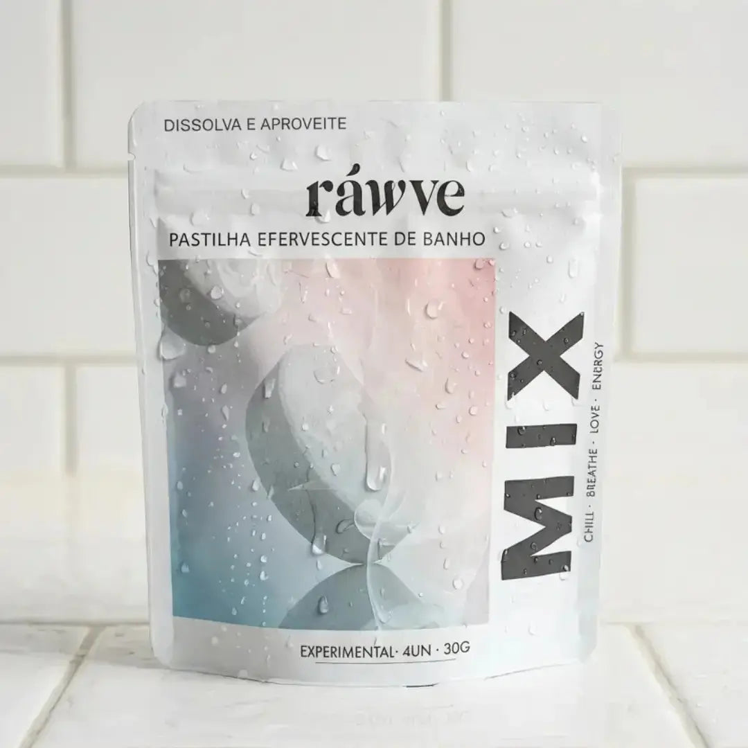Pastilhas Efervescentes de Banho - Ráwve