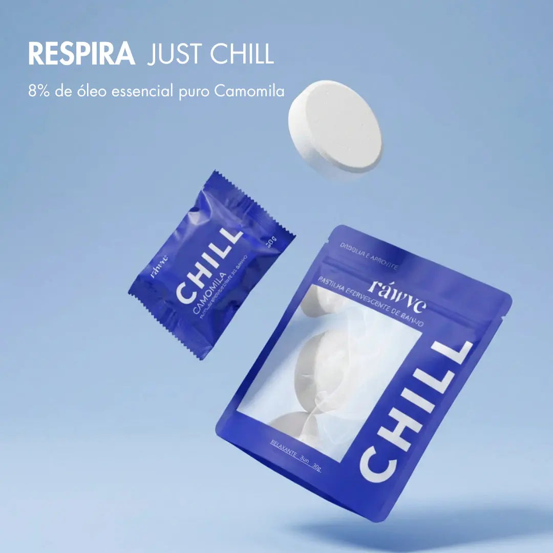 Pastilhas Efervescentes de Banho - Ráwve