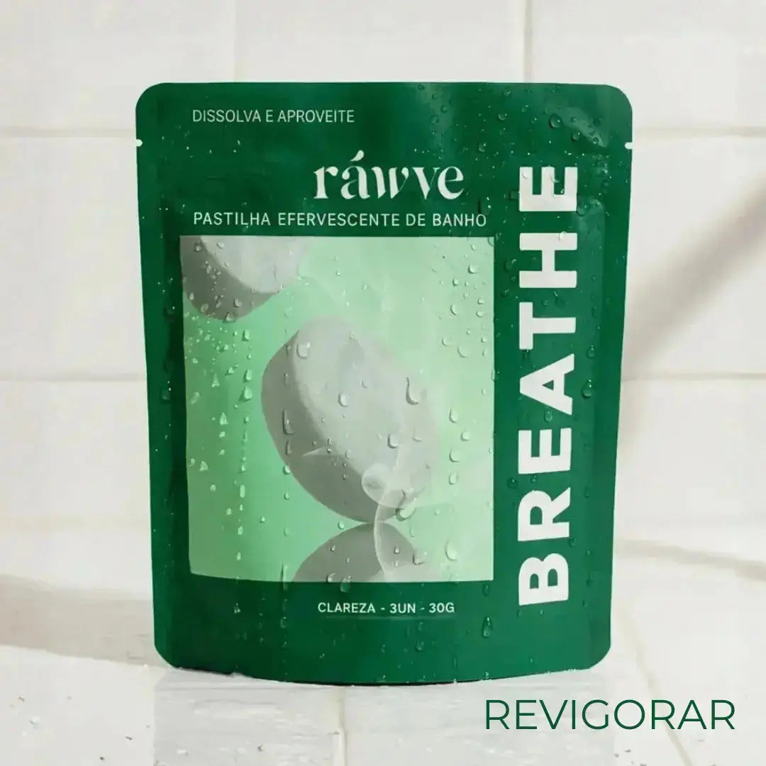 Pastilhas Efervescentes de Banho Ráwve