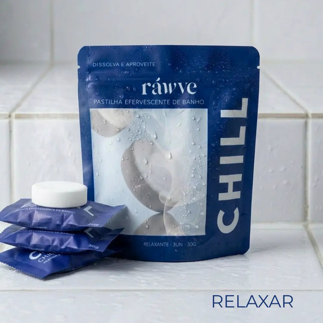 Pastilhas Efervescentes de Banho Ráwve