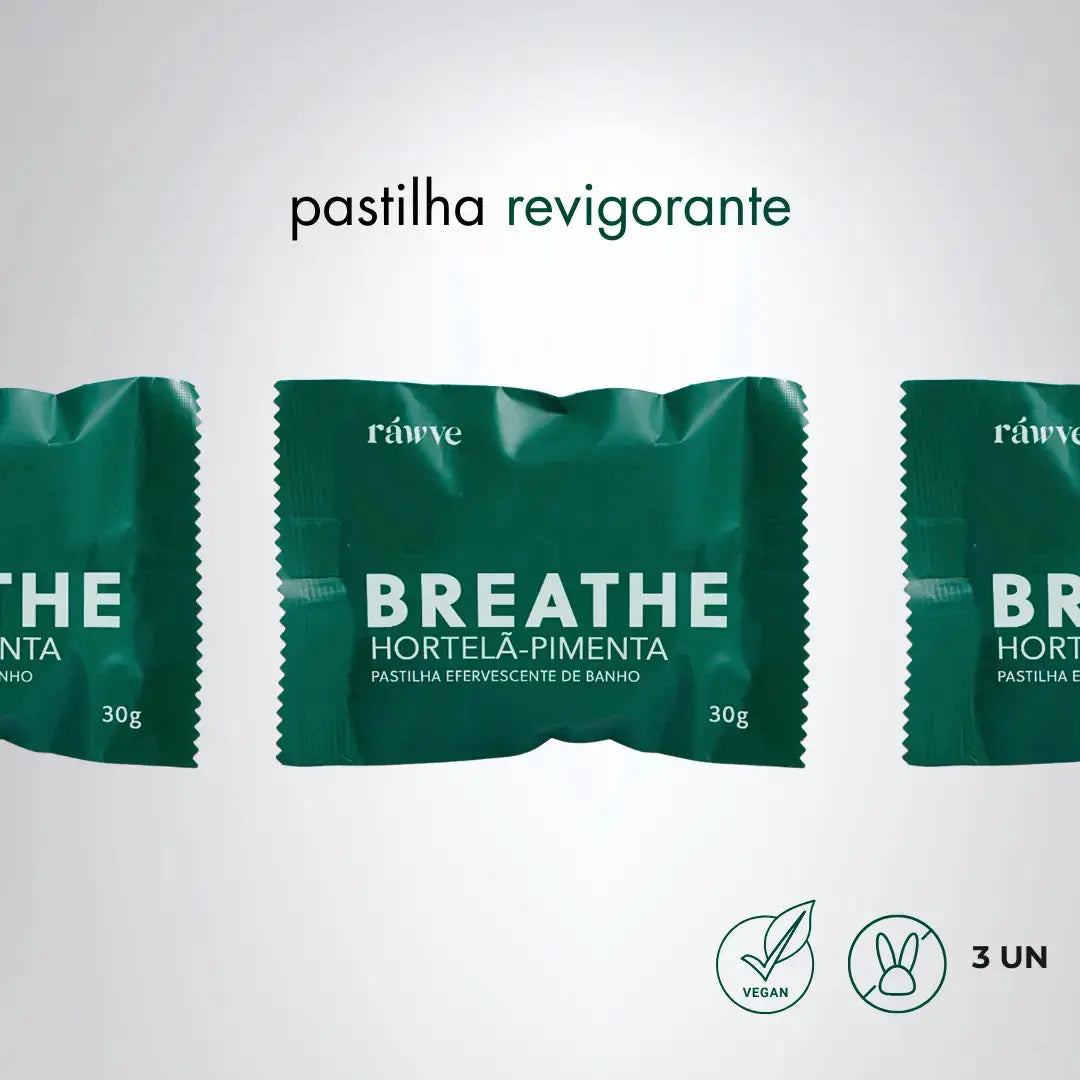 Pastilhas Efervescentes de Banho - Ráwve